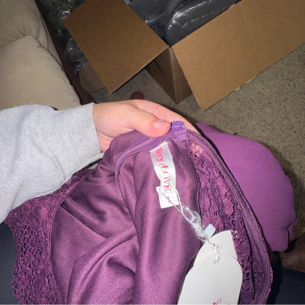 Fashion Nova Purple Midi Dress - Picture 4 of 4